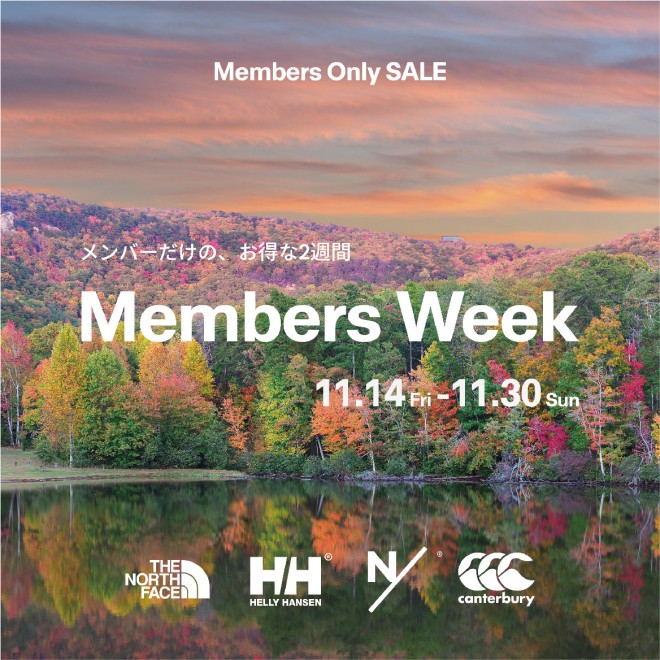 【THE NORTH FACE+】Members Only SALE